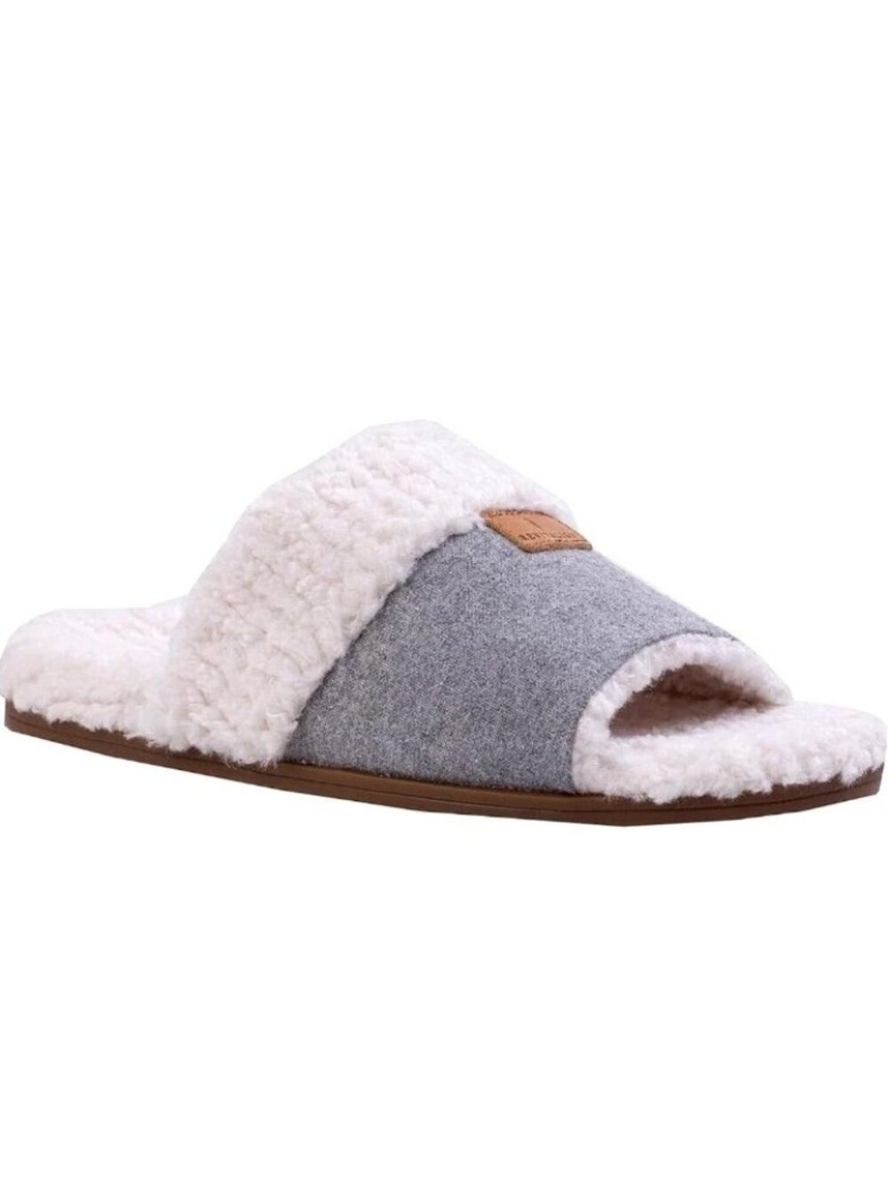 Revitalign Juniper Orthotic Slippers Women’s Size 6D Gray Sherpa Slide. WL60